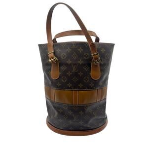 Louis Vuitton Monogram Bucket Shoulder Bag Tote USA Limited Edition